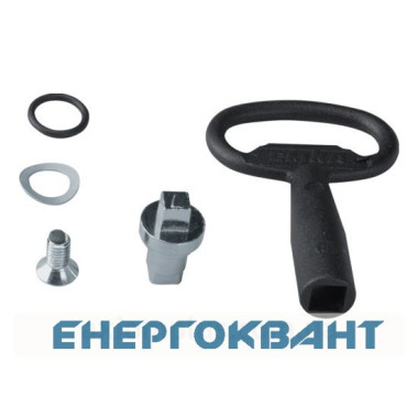 Чотиригранний замок Hager FZ529N 8мм для щитів Univers