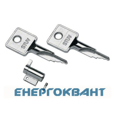 Замок Hager VZ313 для щитів серії 30 V комплект: 2 ключа