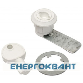Поворотний замок Білмакс Б00005862 ЗП-1 (світлий) з ключем