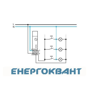 Реле часу Hager EMN005 для сходів з сигналізацією відключення Реле часу Hager EMN005 для сходів з сигналізацією відключення