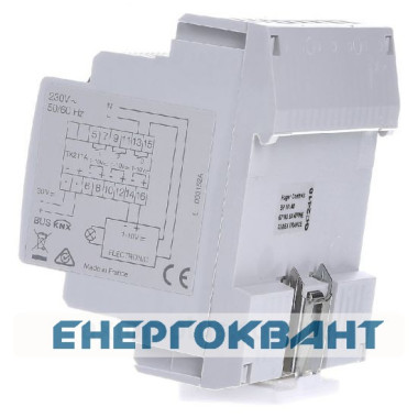 Трьохканальний диммер-актуатор Hager TX211A KNX 1-10В Трьохканальний диммер-актуатор Hager TX211A KNX 1-10В