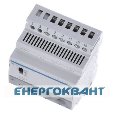 Трьохканальний диммер-актуатор Hager TX211A KNX 1-10В Трьохканальний диммер-актуатор Hager TX211A KNX 1-10В