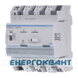 Одноканальний універсальний диммер Hager TXA661B KNX-Easylink 600Вт