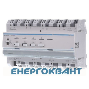 Чотириканальний універсальний диммер Hager TXA664AN KNX-Easylink по 300Вт