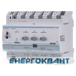 Діммер-актуатор Hager TYA663AN KNX ESL / LED 3x300Вт