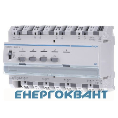 Діммер-актуатор Hager TYA664AN KNX ESL / LED 4х300Вт