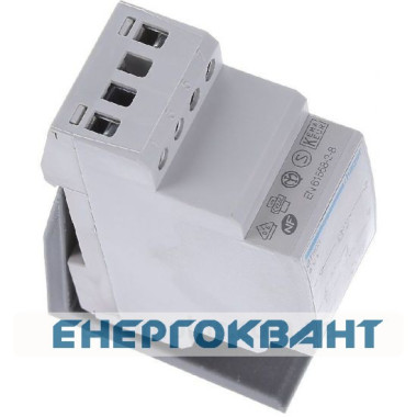 Модульний трансформатор Hager ST303 для дзвінка 230В / 8-12В 8ВА Модульний трансформатор Hager ST303 для дзвінка 230В / 8-12В 8ВА