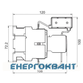 Контактор ETI 004643820 CEM CK 25.01N (25 кВАр 400-440V)