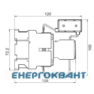 Контактор ETI 004643820 CEM CK 25.01N (25 кВАр 400-440V)