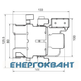 Контактор ETI 004643821 CEM CK 30.01N (30 кВАр 400-440V)