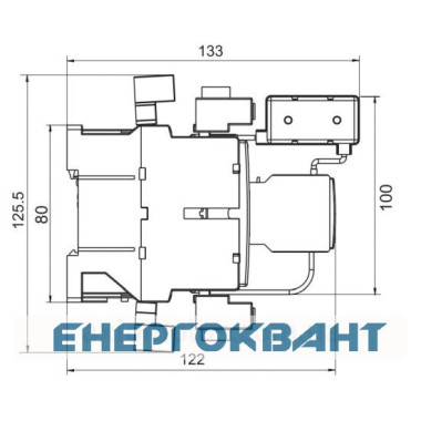 Контактор ETI 004643821 CEM CK 30.01N (30 кВАр 400-440V)