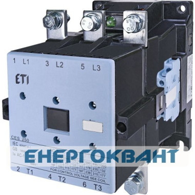 Контактор ETI 004646571 CES 250.22 (132 kW) 230V AC