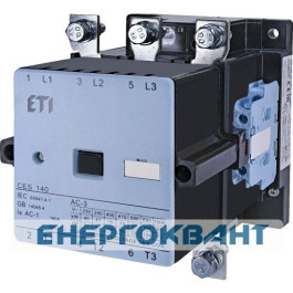 Контактор ETI 004646568 CES 140.22 (75 kW) 230V AC
