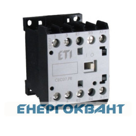 Мініатюрний контактор ETI 004641078 CEC 12.10-230V-50 / 60Hz (12A; 5.5kW; AC3)