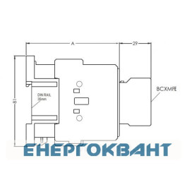 Контактор ETI 004645100 CEM 25.00 24V AC