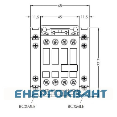 Контактор ETI 004645100 CEM 25.00 24V AC