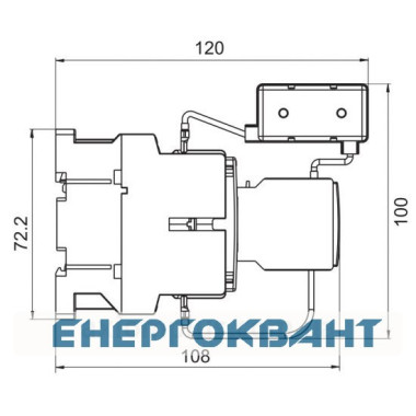 Контактор ETI 004643816 CEM CK 10.02N (10 кВАр 400-440V)