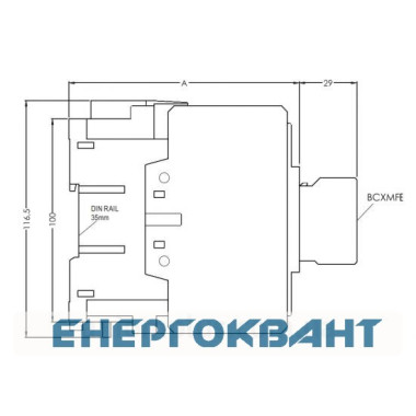 Контактор ETI CEM 50.11 / AC230V