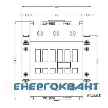 Контактор ETI 004650100 CEM 80.00 24V AC