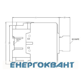 Контактор ETI 004648130 CEM 50.11 24V AC
