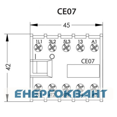 Контактор ETI CE 07.10 / AC230V