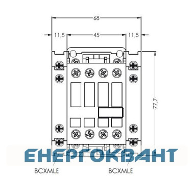 Контактор ETI CEM 12.01 230V AC