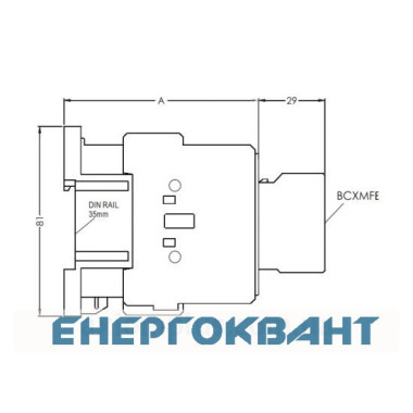 Контактор ETI CEM 12.01 230V AC