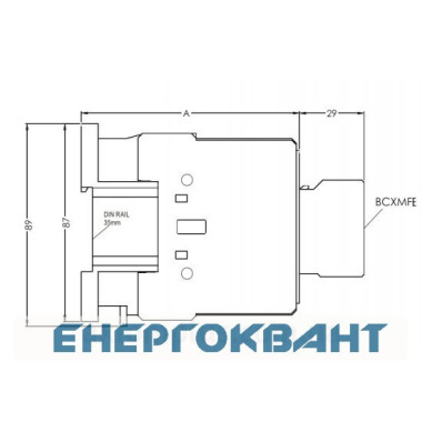 Контактор ETI 004647100 CEM 40.00 24V AC