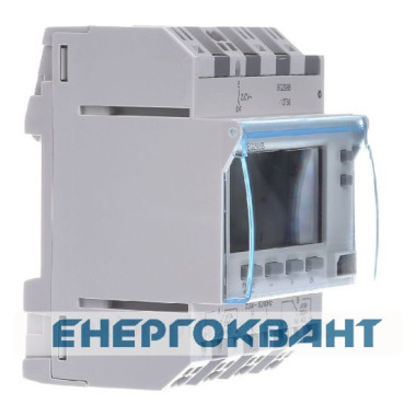 Річний цифровий таймер Hager EG293B 10А 2НО запас ходу 5 років Річний цифровий таймер Hager EG293B 10А 2НО запас ходу 5 років