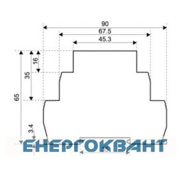 Багатофункціональний реле часу ETI 002470002 CRM-93 H UNI 12-240V AC / DC (3x8A AC1)