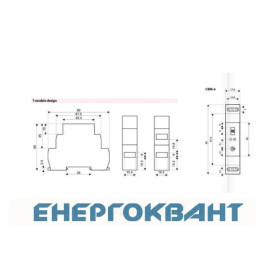 Реле управління сходовим освітленням ETI 002470012 CRM-4 230V