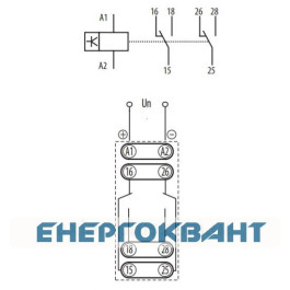 Реле затримки включення / відключення ETI 002470074 CRM-82TO 12-240V AC / DC (2x8A AC1)
