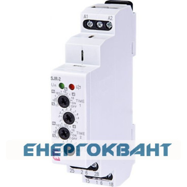 Дворівневе реле часу ETI 002470091 SJR-2 230V AC (2x16A AC1) Дворівневе реле часу ETI 002470091 SJR-2 230V AC (2x16A AC1)
