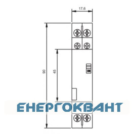 Імпульсне реле ETI 002464111 RВS 232-1C 230V AC (32A 1CO)