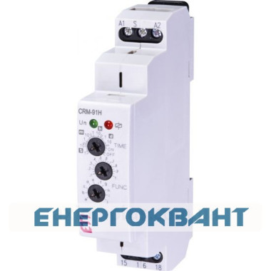 Багатофункціональний реле часу ETI 002470001 CRM-91H UNI 12-240V AC / DC (1x16A AC1) Багатофункціональний реле часу ETI 002470001 CRM-91H UNI 12-240V AC / DC (1x16A AC1)