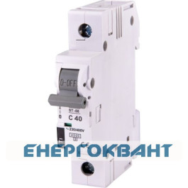 Автоматичний вимикач ETI 002181320 ST-68 1p З 40А (4.5 kA)