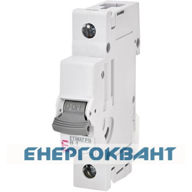 Автоматичний вимикач ETI 270100101 ETIMAT P10 1p B 1A (10kA)