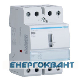 Контактор з ручним керуванням Hager ERC263 63A 2НО 230B