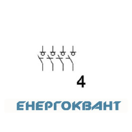 Вимикач навантаження ETI 002423415 SV 480 4р 80А