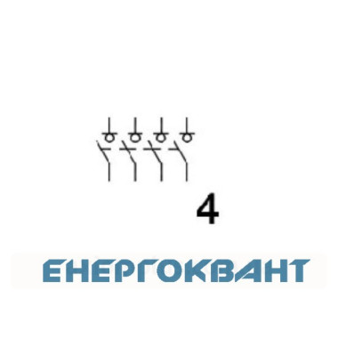 Вимикач навантаження ETI 002423416 SV 4100 4р 100А
