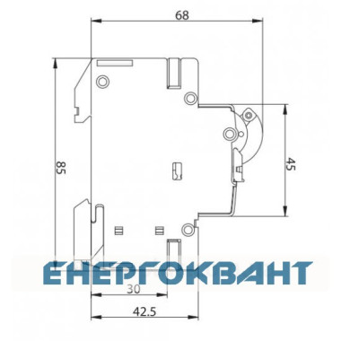 Вимикач навантаження ETI 002423222 SV 225 2р 25A