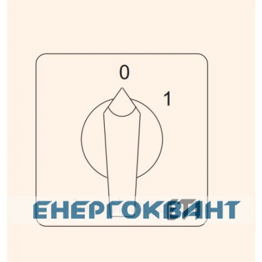 Кулачковий перемикач ETI 004773005 CS 63 90 U (1p «0-1» 63A)
