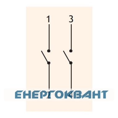 Кулачковий перемикач ETI 004773013 CS 63 91 U (2p «0-1» 63A)