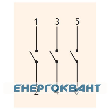 Кулачковий перемикач ETI 004773017 CS 16 10 U (3p «0-1» 16A)