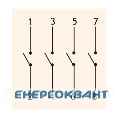 Кулачковий перемикач ETI 004773025 CS 16 92 U (4p «0-1» 16A)
