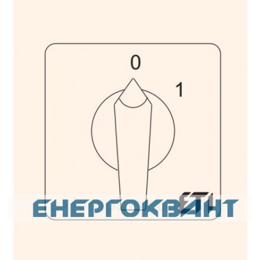 Кулачковий перемикач ETI 004773026 CS 25 92 U (4p «0-1» 25A)