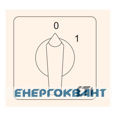 Кулачковий перемикач ETI 004773085 CS 63 10 U ES (3p «0-1» 63A) Кулачковий перемикач ETI 004773085 CS 63 10 U ES (3p «0-1» 63A)