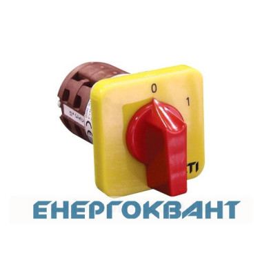 Кулачковий перемикач ETI 004773085 CS 63 10 U ES (3p «0-1» 63A) Кулачковий перемикач ETI 004773085 CS 63 10 U ES (3p «0-1» 63A)
