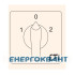 Кулачковий перемикач ETI 004773103 CS 10 51 U (1p «1-0-2» 10A)
