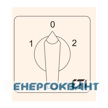 Кулачковий перемикач ETI 004773106 CS 32 51 U (1p «1-0-2» 32A) Кулачковий перемикач ETI 004773106 CS 32 51 U (1p «1-0-2» 32A)
